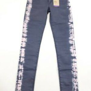 Levi’s Denim leggings Girls 10 Reg graystone w/ mellow mauve side dye Stetch NWT